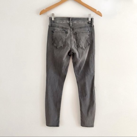 Mother The Looker Ankle Fray distressed jeans in Last Chance Saloon size - Picture 6 of 11